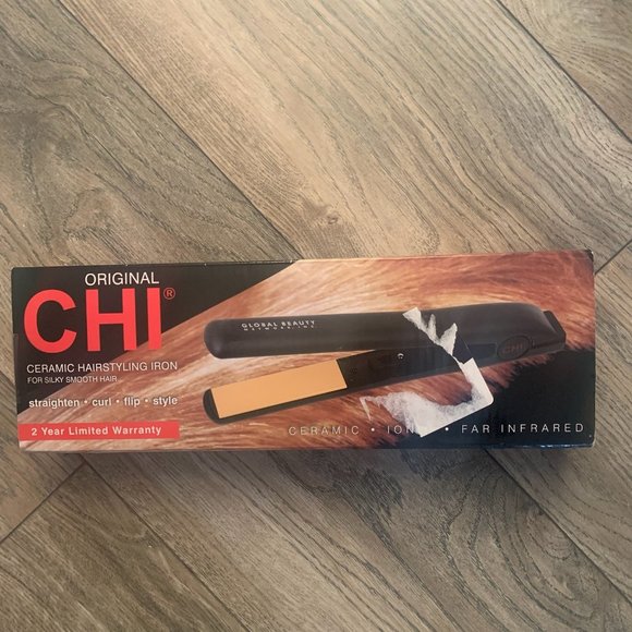 NWT CHI ORIGINAL CERAMIC HAIRSTYLING STRAIGHTENER IRON 1" - Picture 2 of 5